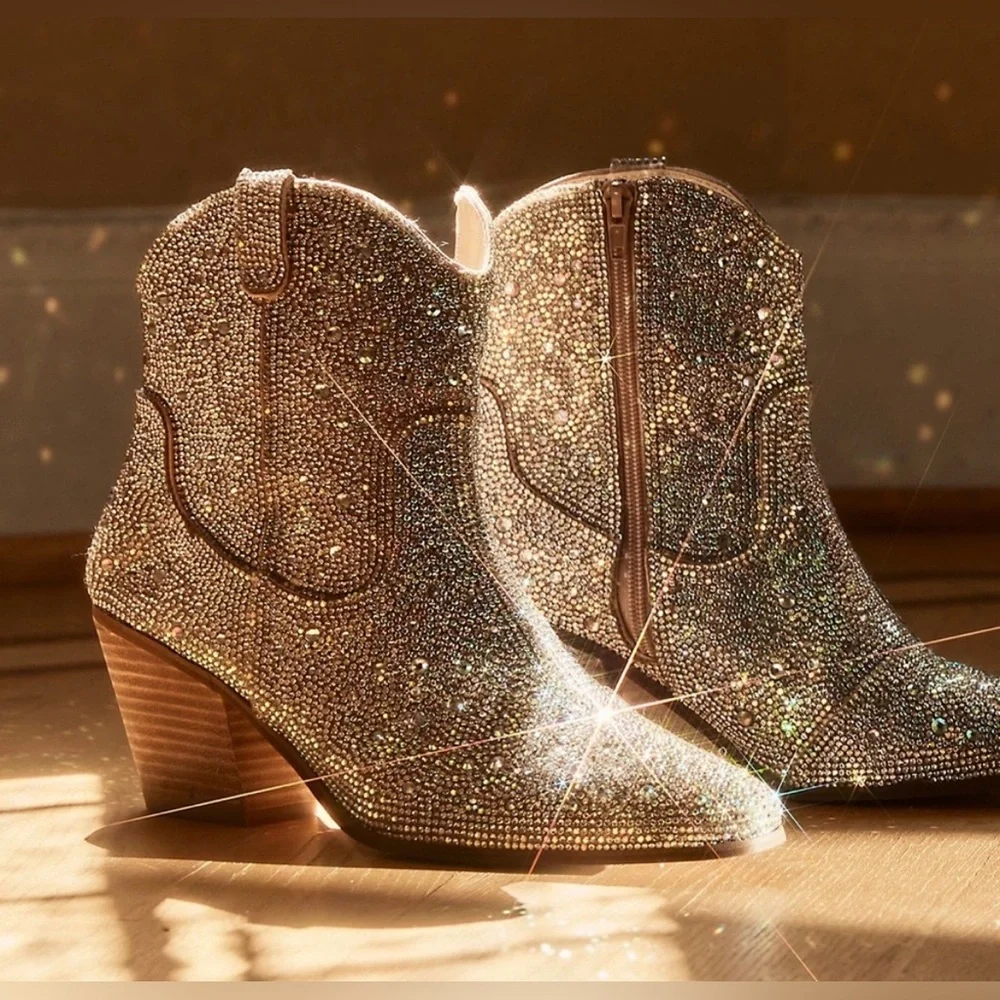 Free People Party Favor Western Boots - Picture 1 of 6